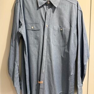 Bills Kahkis Men's Blue chambray Shirt